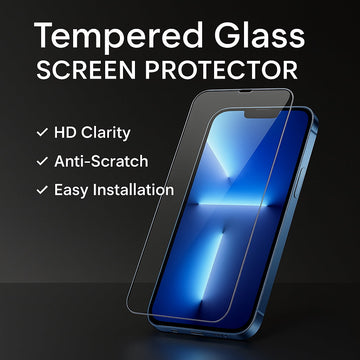 Keep your screen safe and crystal clear with our durable tempered glass screen protectors. Bubble-free, ultra-thin, and compatible with most iPhone models. Easy to install and long-lasting