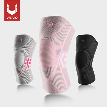Vilico 1PC Compression Knee Support – Nylon Sports Sleeve for Joint Protection & Performance