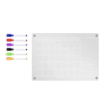 A4 Magnetic Calendar Board with Pens