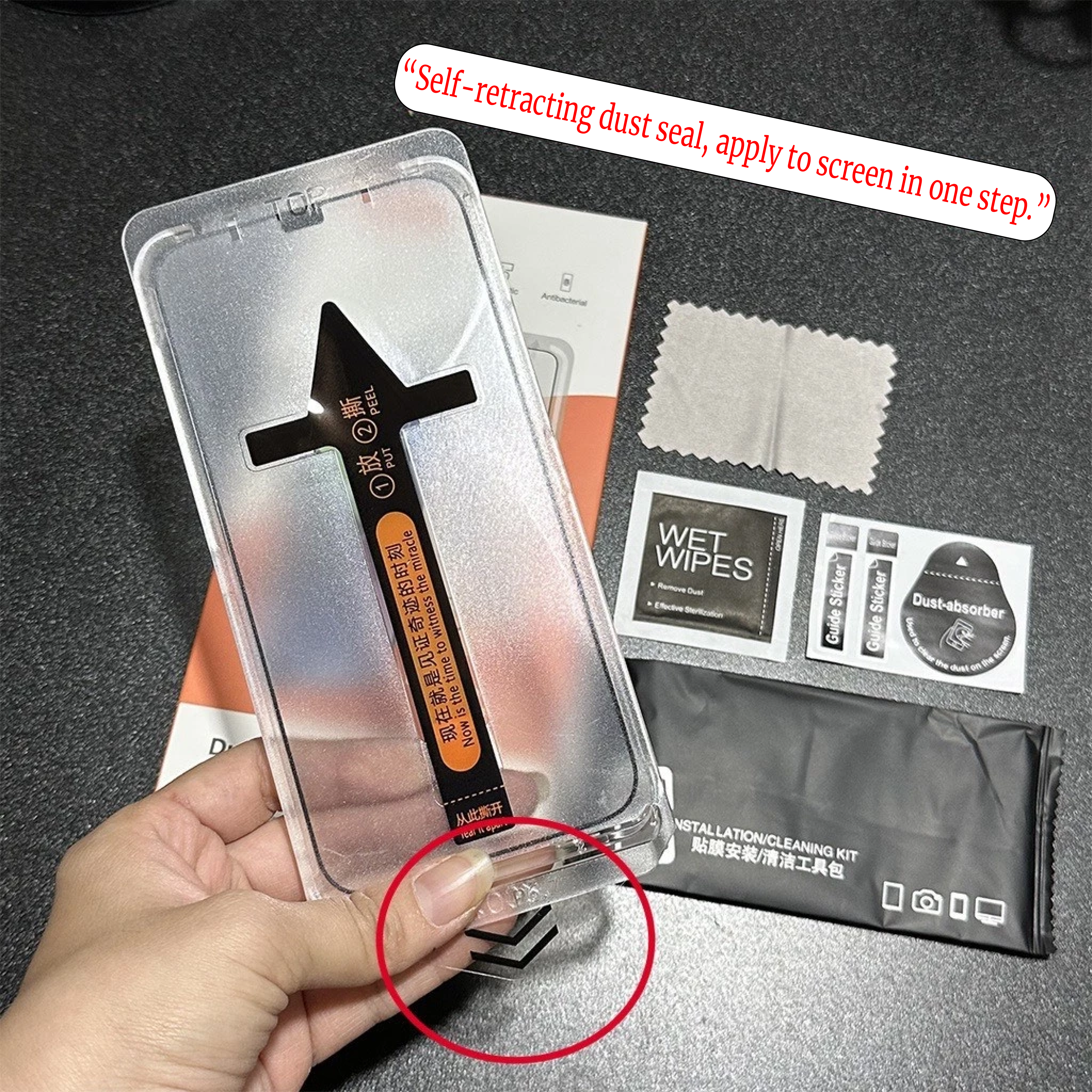 6-Pack Tempered Glass Screen Protector – Easy Application for Multiple iPhone Models