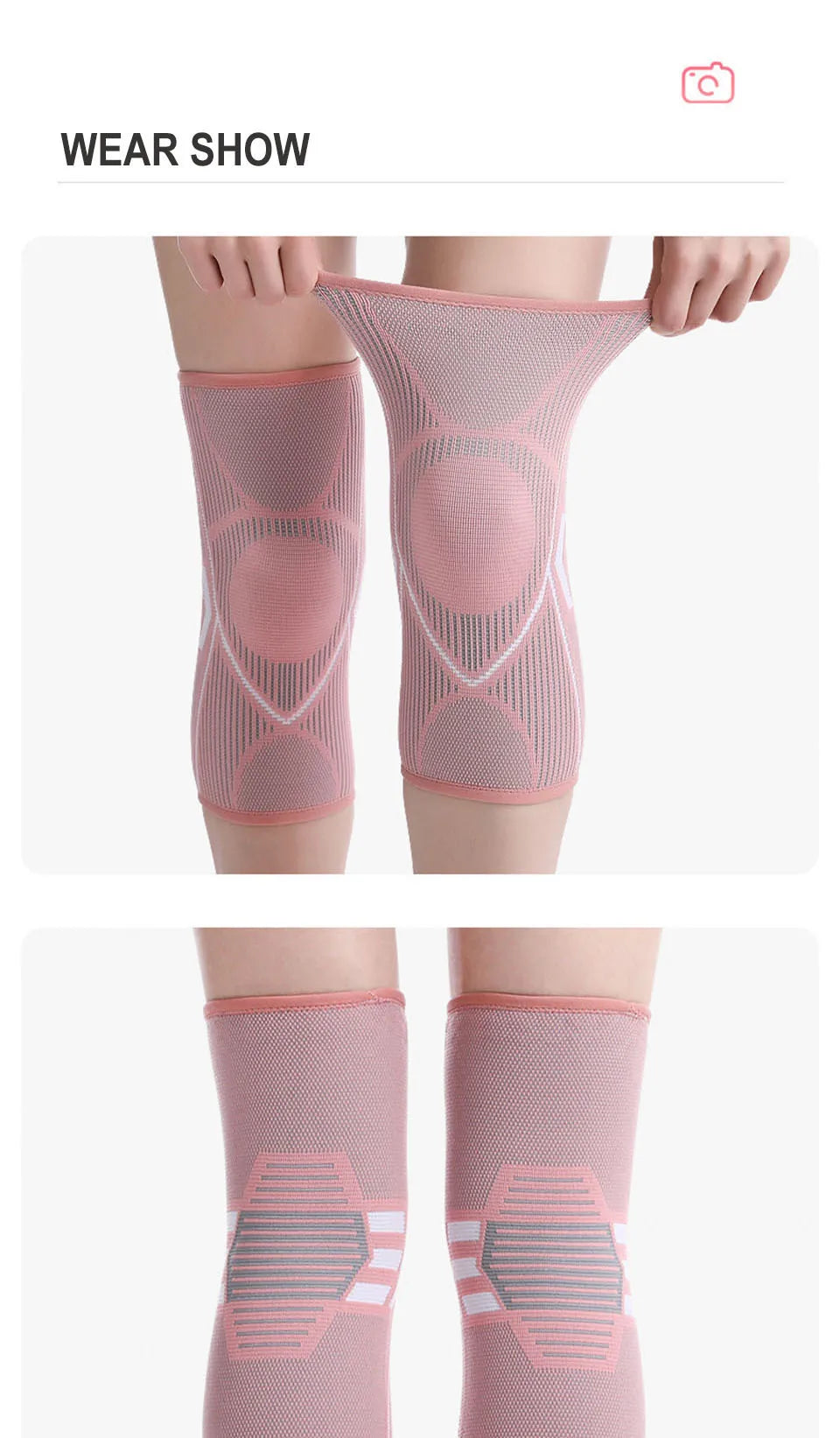 1PCS Knee Support Nylon Sports Fitness Compression Sleeves Kneepads for Arthritis Joint Cycling Running Basketball
