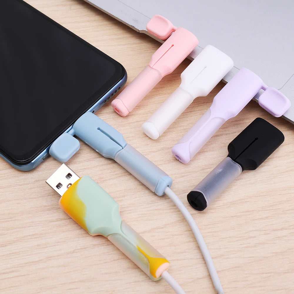 USB Type C Charging Cable Saver Sleeve Data Line Cord Protector Silicone Protective Cover