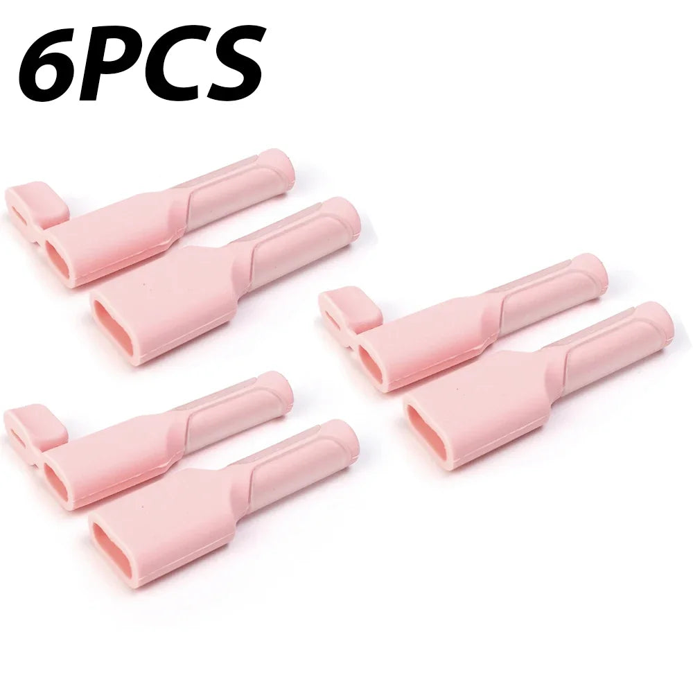 6-1PCS Charger Cable Protective Cap for Android Micro USB Type C Dustproof Cable Protector Cord Saver Data Line Silicone Cover