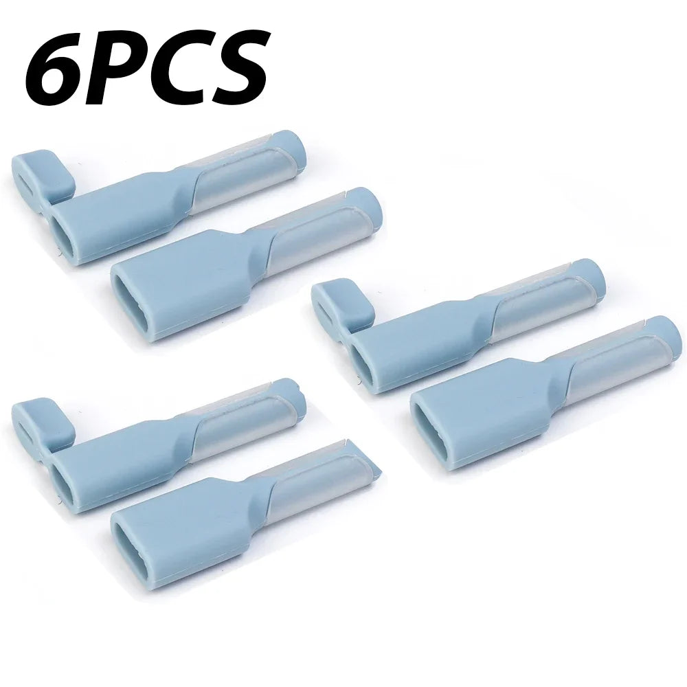 6-1PCS Charger Cable Protective Cap for Android Micro USB Type C Dustproof Cable Protector Cord Saver Data Line Silicone Cover