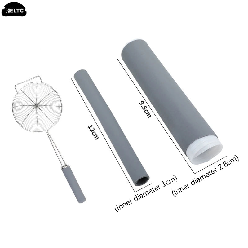 Self-shrink Handle Sleeve Anti-scalding Pot Handle Cover Holder High Heat Resistance Silicone Pot Handle Cover For Frying Pan