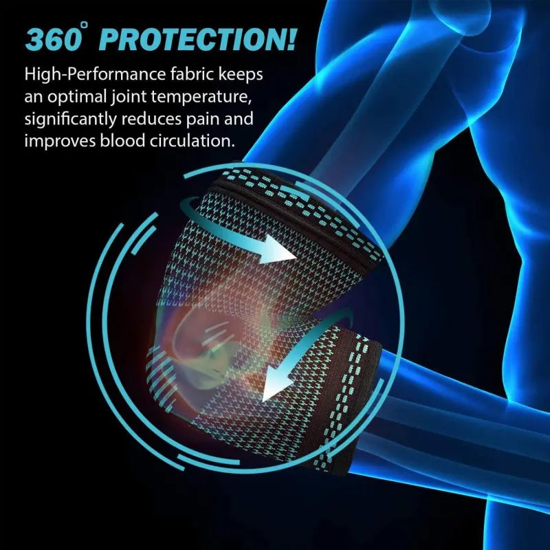1PC Elastic Elbow Support – Lightweight Sport Compression Pad for Joint Protection