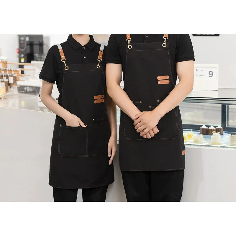 Waterproof Kitchen Apron With Pockets