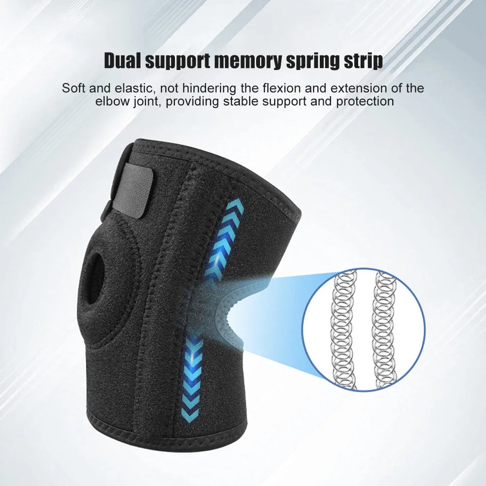 1PC Adjustable Elbow Brace with Dual Stabilizers – Elbow Support for Pain, Injury & Joint Stability