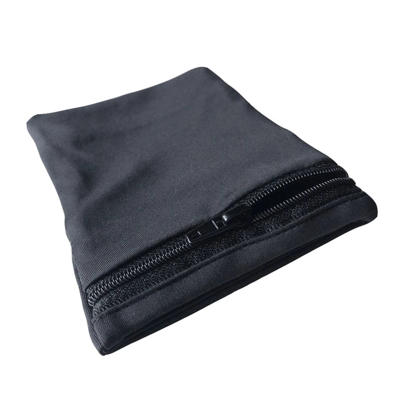 Sport Mini Cotton Wrist Pocket – Hidden Zipper Wallet for Running, Travel & Everyday Use