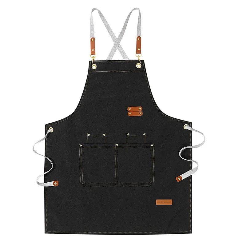 Waterproof Kitchen Apron With Pockets