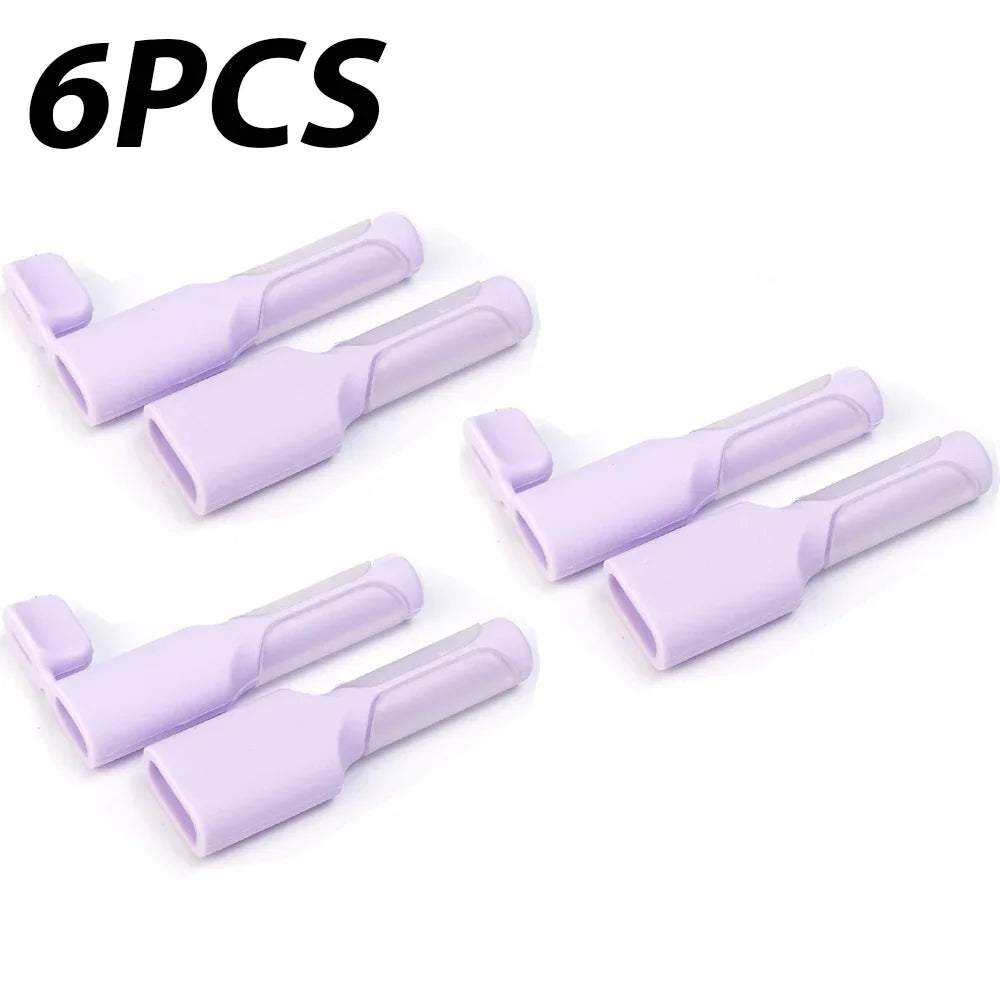 6-1PCS Charger Cable Protective Cap for Android Micro USB Type C Dustproof Cable Protector Cord Saver Data Line Silicone Cover