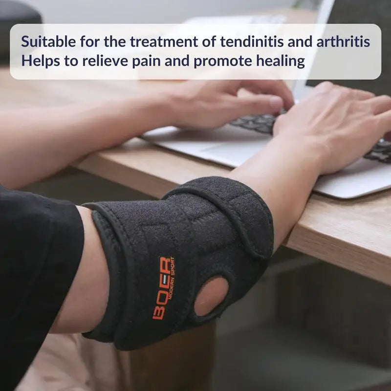 1PC Elbow Brace Compression Arm Sleeve – Elbow Support for Pain Relief & Injury Recovery