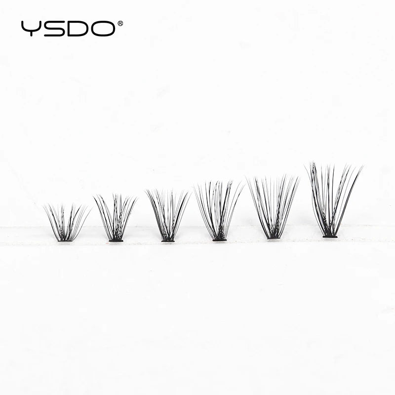 10/14 Rows Natural Eyelash Extension Premade Volume Fans Individual Lashes Mink False Eyelashes Cluster Lashes Makeup Cilia