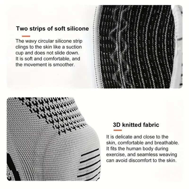Non-Slip Knee Support Brace with Patella Gel Pad – Compression Sleeve for Joint Protection & Pain Relief