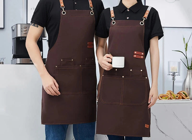 Waterproof Kitchen Apron With Pockets