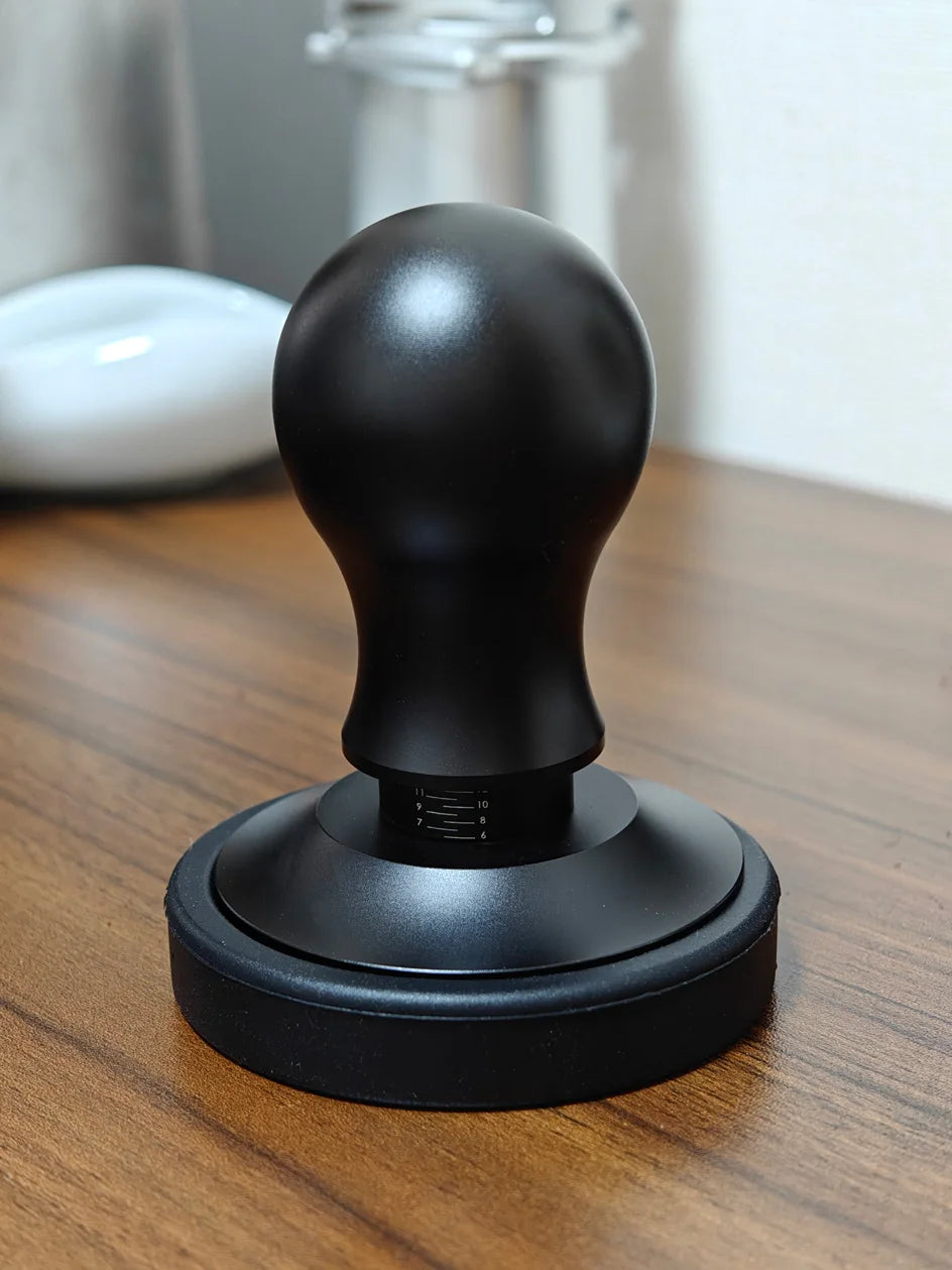 Coffee Tamper 58mm 54mm 51mm Ripple Base Leveling Constant Pressure Calibrated Spring Loaded Barista Tools Espresso Accessories
