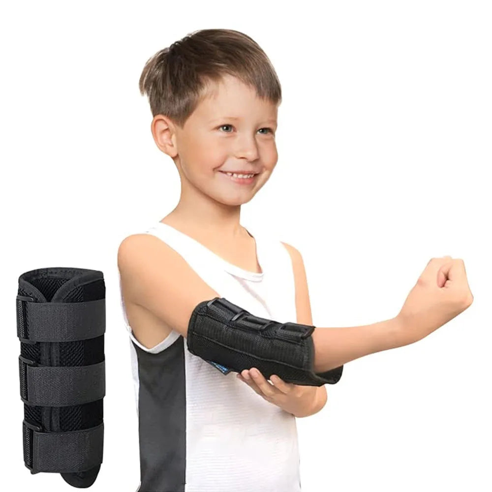Child Elbow Splint – Cubital Tunnel Brace Arm Support for Nighttime & Injury Recovery