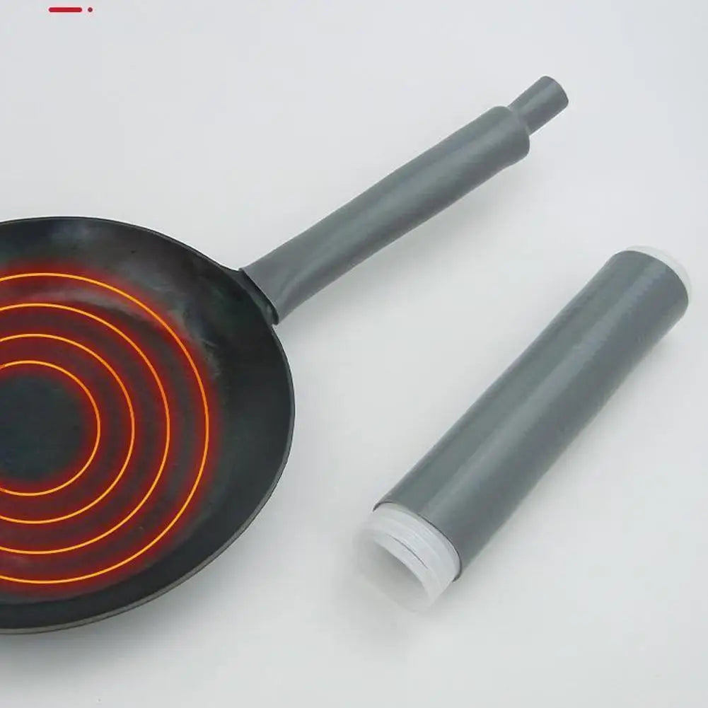 Anti-scalding Pot Handle Heat Resistant Cover New Frying Pan Protector Hot Handle Holder Sleeve Rubber Pan Handle Sleeve New