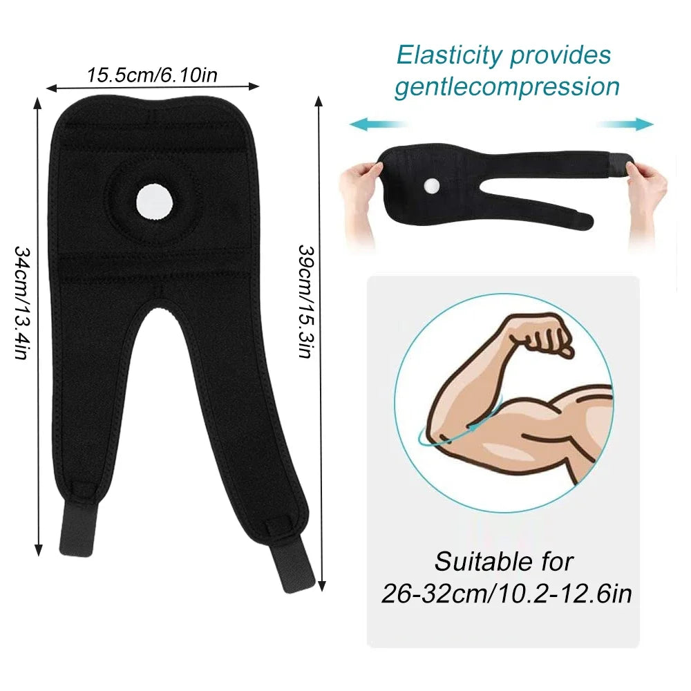 1PC Adjustable Elbow Brace with Dual Stabilizers – Elbow Support for Pain, Injury & Joint Stability