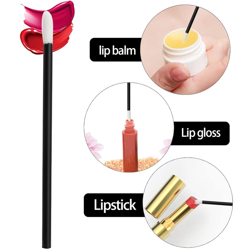 Disposable Eyelash Brushes Lip Brushes Eyelash Removal Tools Clean Mascara Applicator Eyelash Extension Makeup Tools