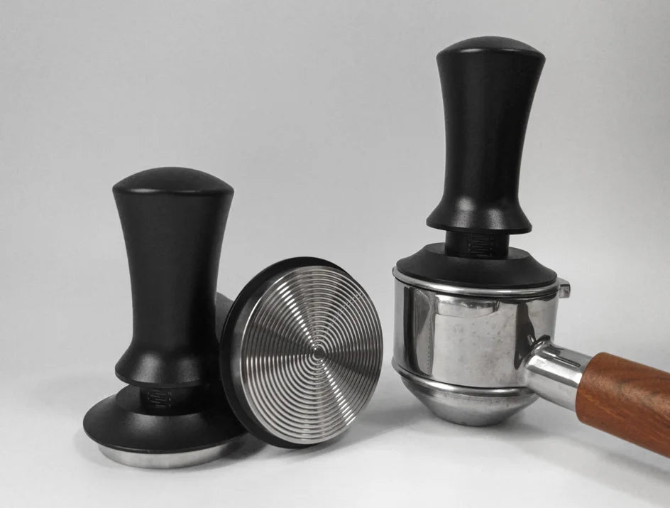 Coffee Tamper 58mm 54mm 51mm Ripple Base Leveling Constant Pressure Calibrated Spring Loaded Barista Tools Espresso Accessories