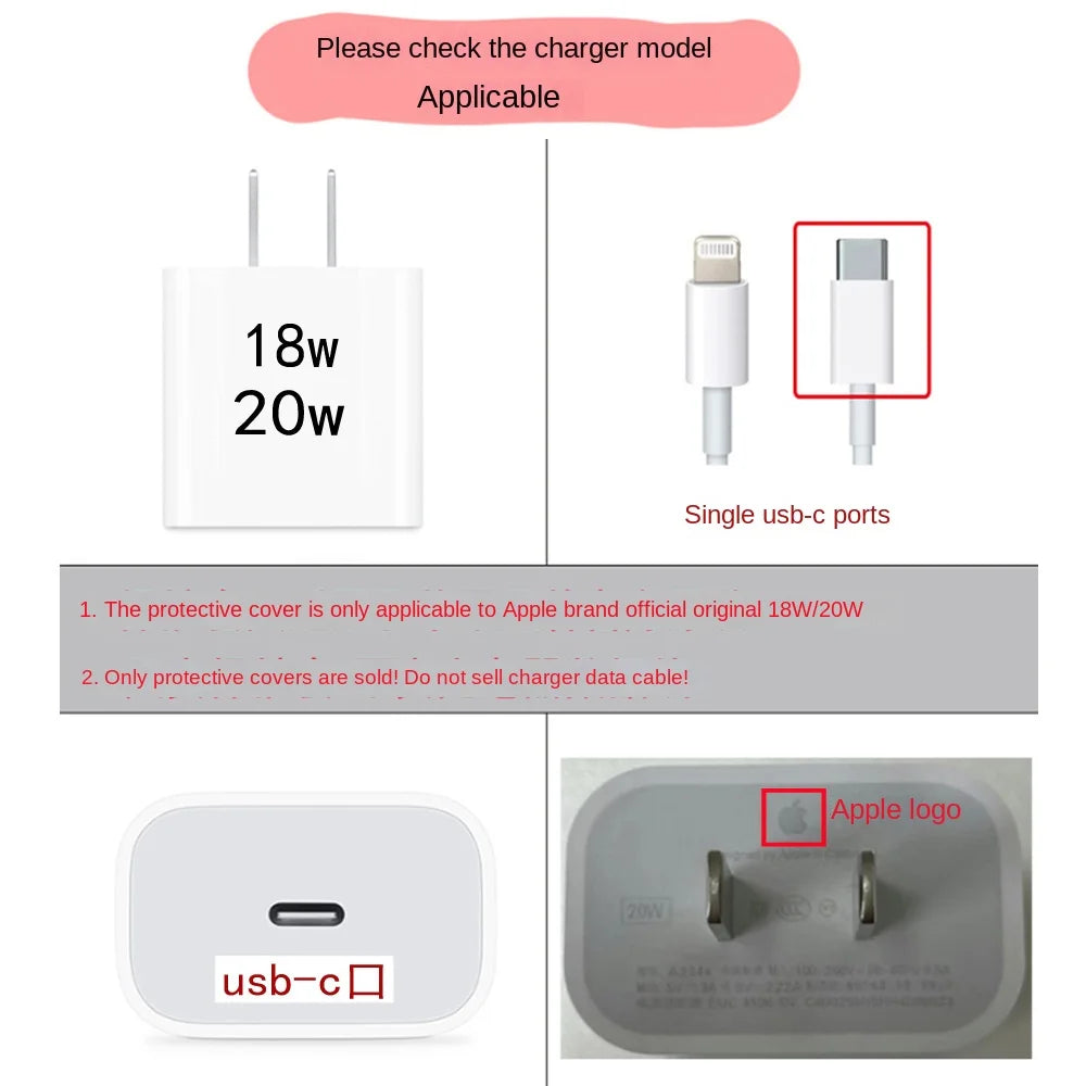 Pink Cable Protectors Set For iPhone 14 13Pro 11 Fast Charging Protector USB Data Cable Line Protection Sprial Cable Protective