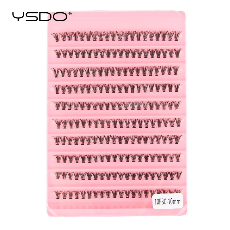 10/14 Rows Natural Eyelash Extension Premade Volume Fans Individual Lashes Mink False Eyelashes Cluster Lashes Makeup Cilia