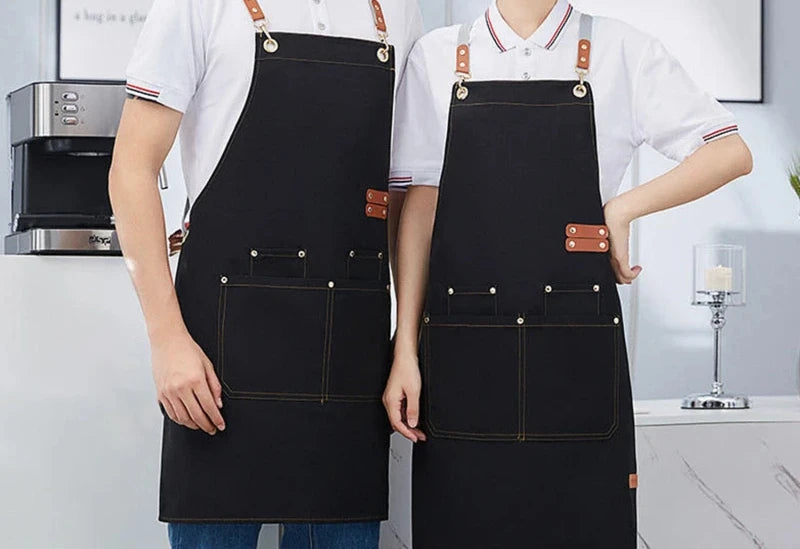 Waterproof Kitchen Apron With Pockets