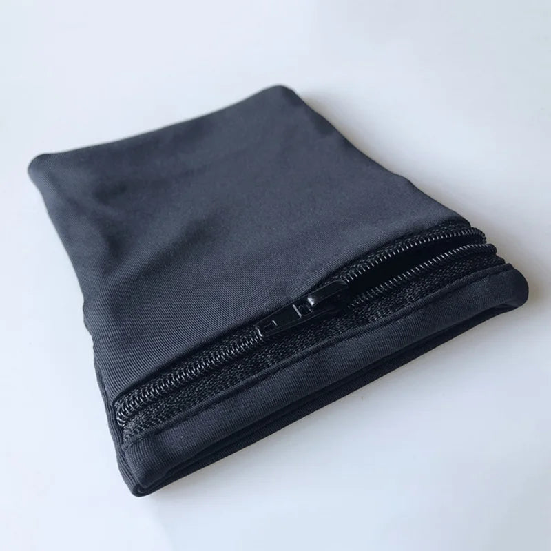Sport Mini Cotton Wrist Pocket – Hidden Zipper Wallet for Running, Travel & Everyday Use