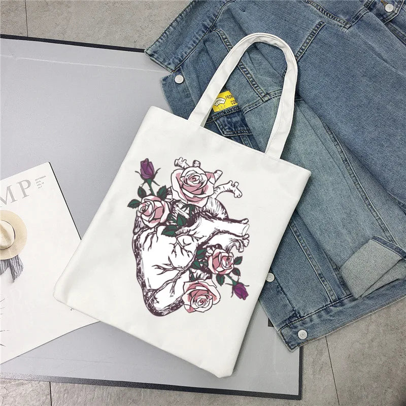 Greys Anatomy Tote Set - Women's You're My Person Heart Shoulder Bag with Easy Access & Matching Clutch Pouch Gift for Nurse