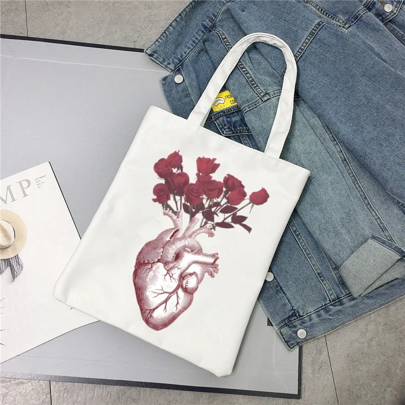 Greys Anatomy Tote Set - Women's You're My Person Heart Shoulder Bag with Easy Access & Matching Clutch Pouch Gift for Nurse