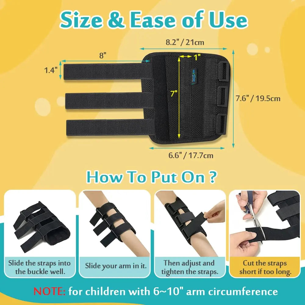 Child Elbow Splint – Cubital Tunnel Brace Arm Support for Nighttime & Injury Recovery