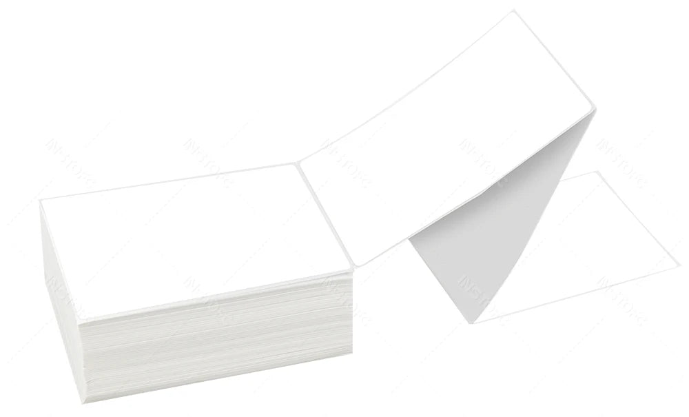 4x6 inch Direct Thermal Labels 500/100 Labels Per stacked Strong Adhesive Resistant Waterproof For Shipping label 100x150mm