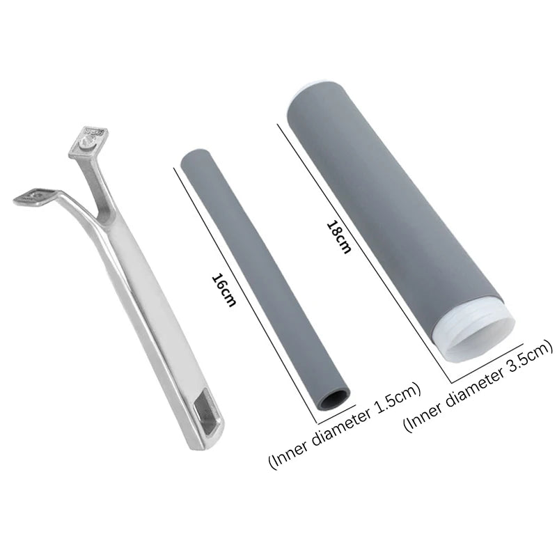 Self-shrink Handle Sleeve Anti-scalding Pot Handle Cover Holder High Heat Resistance Silicone Pot Handle Cover For Frying Pan