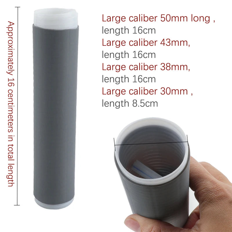 Self-shrink Handle Sleeve Anti-scalding Pot Handle Cover Holder High Heat Resistance Silicone Pot Handle Cover For Frying Pan