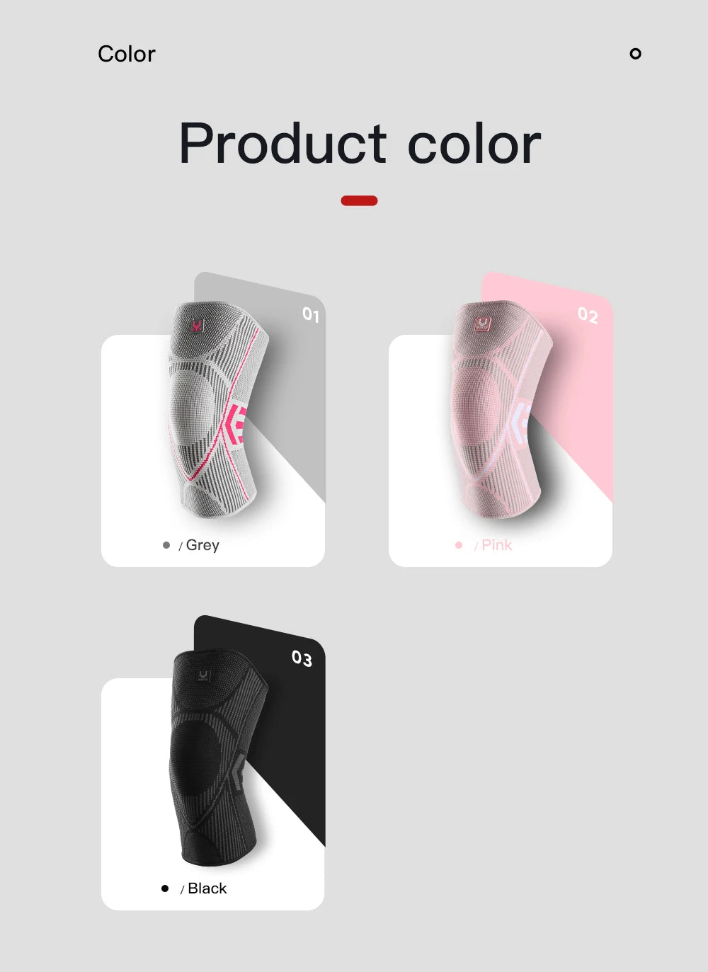 Vilico 1PC Compression Knee Support – Nylon Sports Sleeve for Joint Protection & Performance