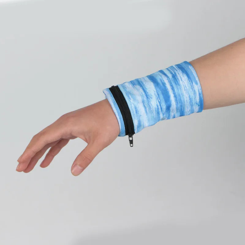 Sport Mini Cotton Wrist Pocket – Hidden Zipper Wallet for Running, Travel & Everyday Use