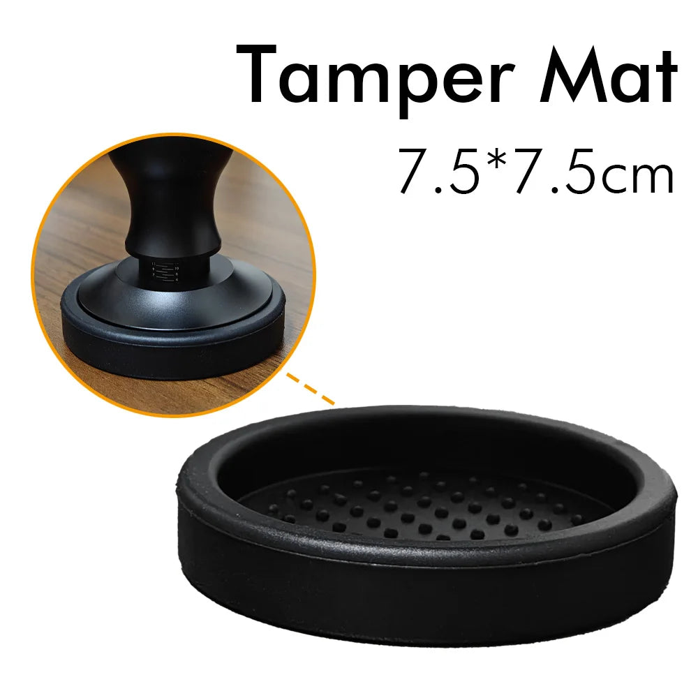 Coffee Tamper 58mm 54mm 51mm Ripple Base Leveling Constant Pressure Calibrated Spring Loaded Barista Tools Espresso Accessories