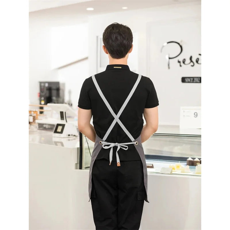 Waterproof Kitchen Apron With Pockets
