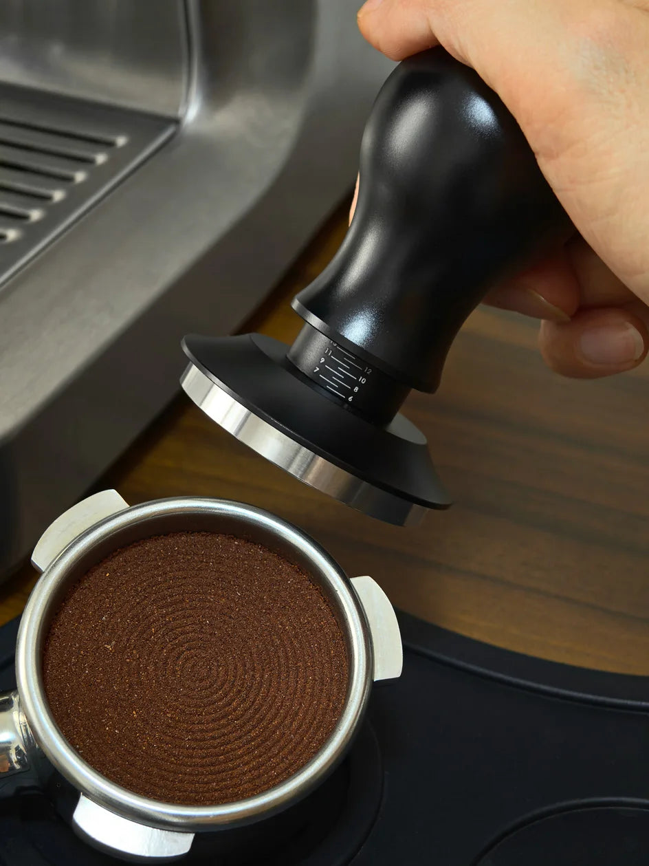Coffee Tamper 58mm 54mm 51mm Ripple Base Leveling Constant Pressure Calibrated Spring Loaded Barista Tools Espresso Accessories