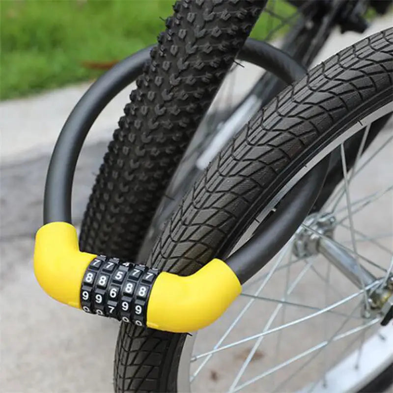 Bike Lock Combination 5-digit Codes Bicycle Lock Safety Lock Equipment Bicycle Accessories Anti-theft MTB Bicycle Lock