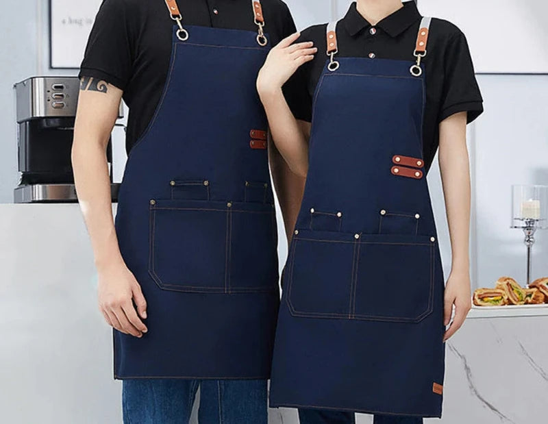 Waterproof Kitchen Apron With Pockets