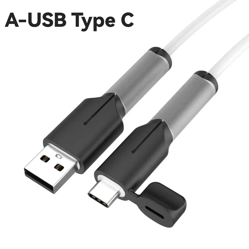 USB Type C Charging Cable Saver Sleeve Data Line Cord Protector Silicone Protective Cover