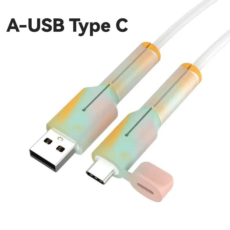 USB Type C Charging Cable Saver Sleeve Data Line Cord Protector Silicone Protective Cover