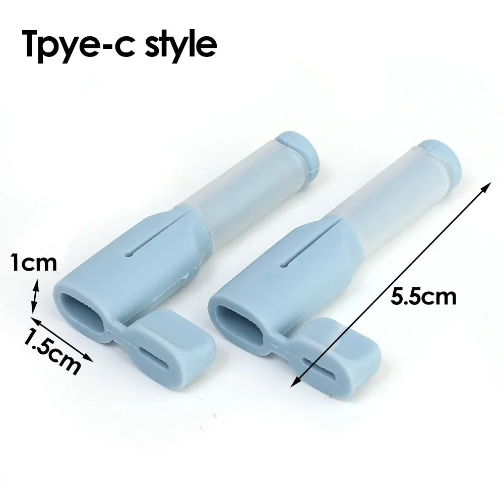 Silicone Cable Protector Type C Charger Dustproof Cover Charger Cable Protective Cap Cord Saver for IPhone 15 Xiaomi Huawei OPPO