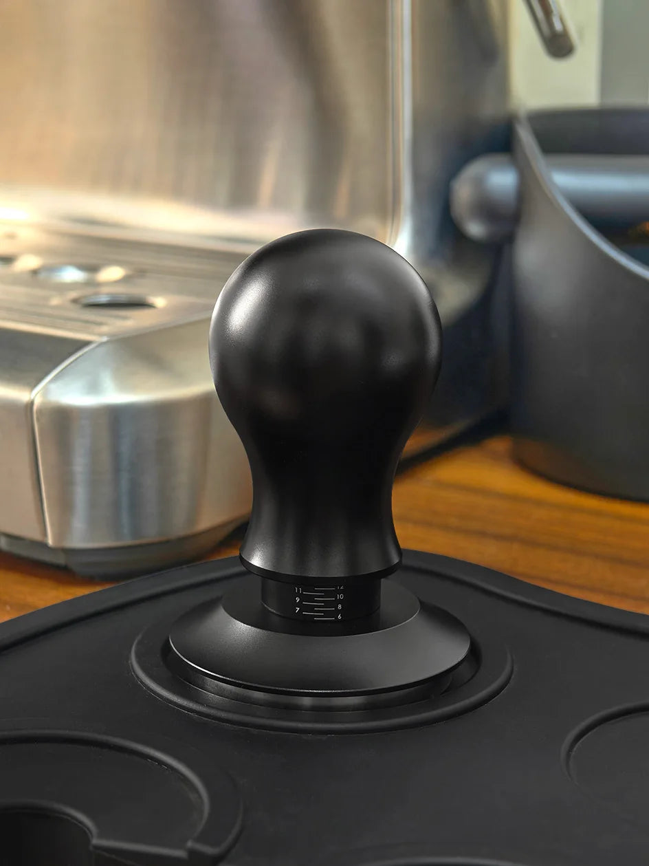 Coffee Tamper 58mm 54mm 51mm Ripple Base Leveling Constant Pressure Calibrated Spring Loaded Barista Tools Espresso Accessories