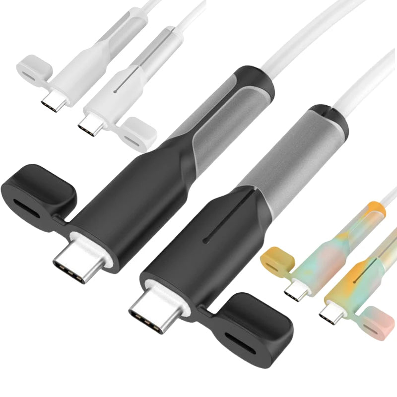 USB Type C Charging Cable Saver Sleeve Data Line Cord Protector Silicone Protective Cover