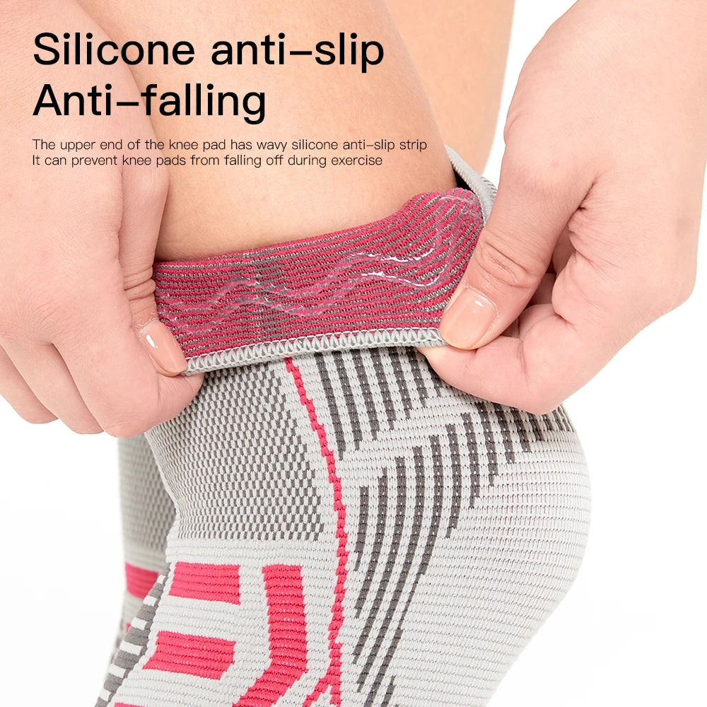Vilico 1PC Compression Knee Support – Nylon Sports Sleeve for Joint Protection & Performance
