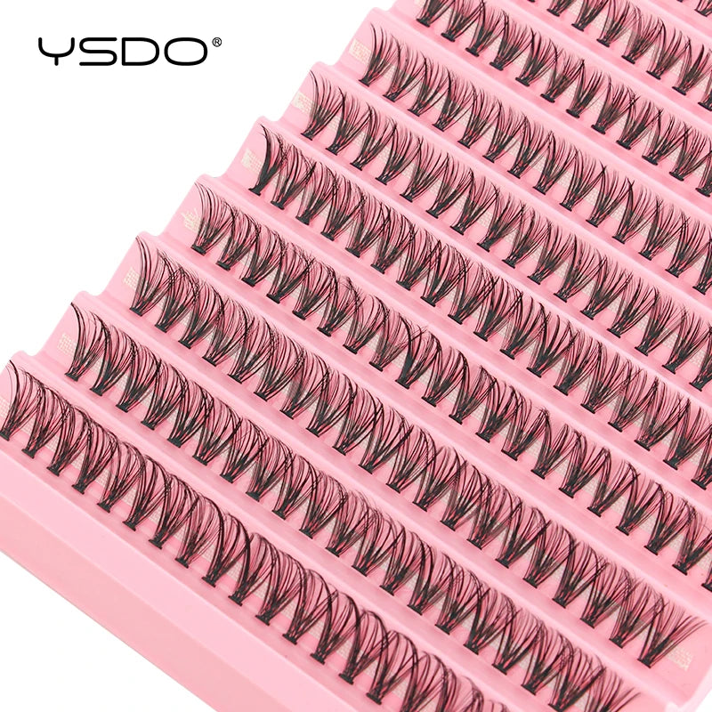 10/14 Rows Natural Eyelash Extension Premade Volume Fans Individual Lashes Mink False Eyelashes Cluster Lashes Makeup Cilia