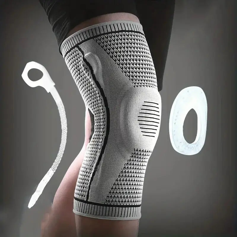 Non-Slip Knee Support Brace with Patella Gel Pad – Compression Sleeve for Joint Protection & Pain Relief